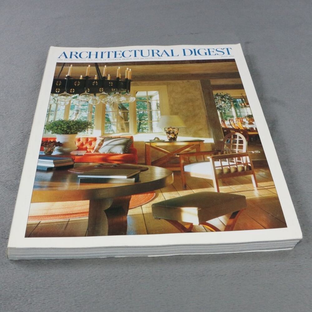 Architectural Digest June 2000 Interior Design Luxury Homes Decor Architecture